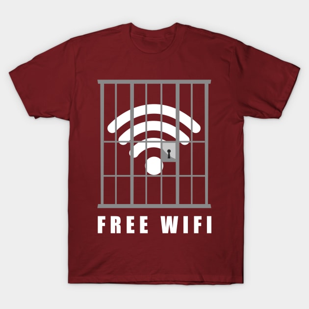 Free Wifi T-Shirt by n23tees